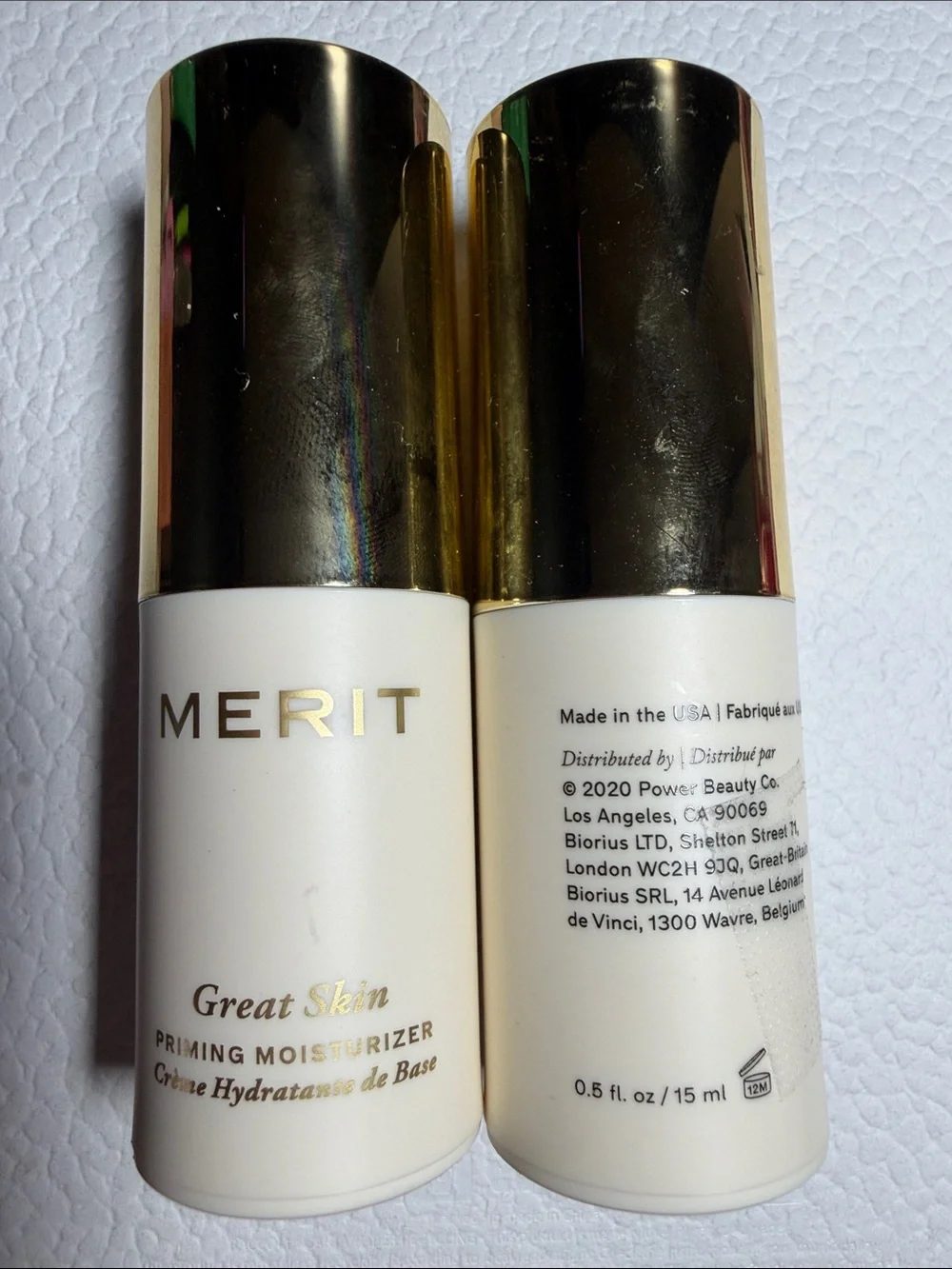 MERIT Great Skin Priming Moisturizer — White with Gold Cap